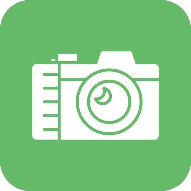 Vector compact camera icon vector image can be used for photography