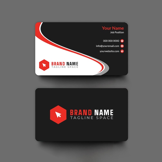 Company business card template