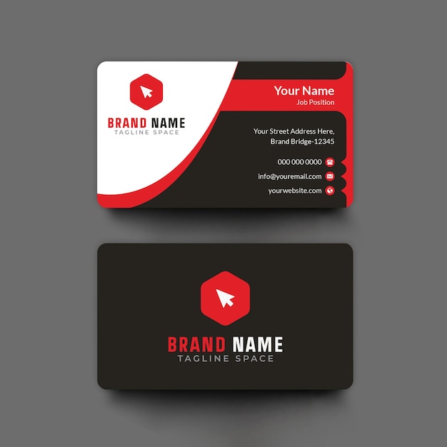 Company business card template