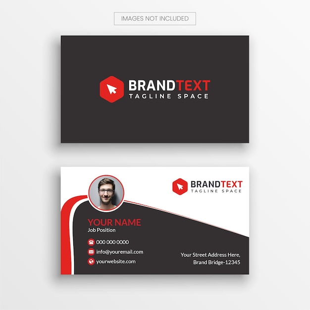 Company business card template