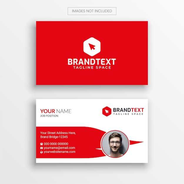 Company business card template