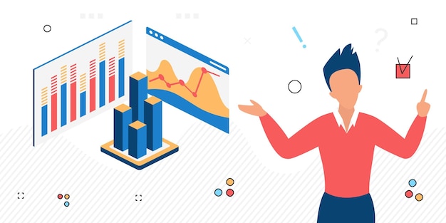 Company corporate progress performance report chart