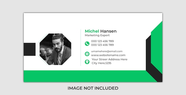 Company Email Signature Template