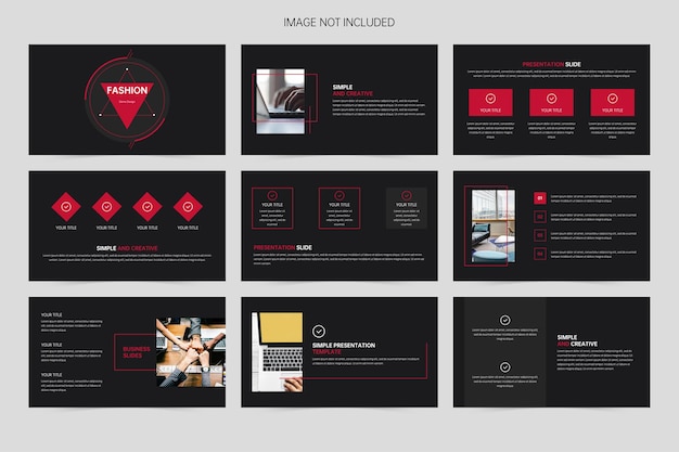 Company info graphic template for company presentation template