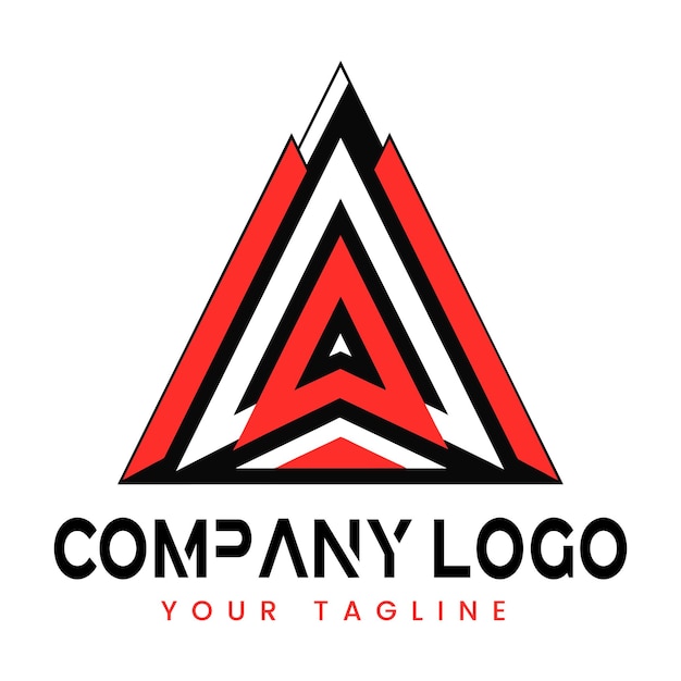 Company letter logo symbol vector illustrations on white background