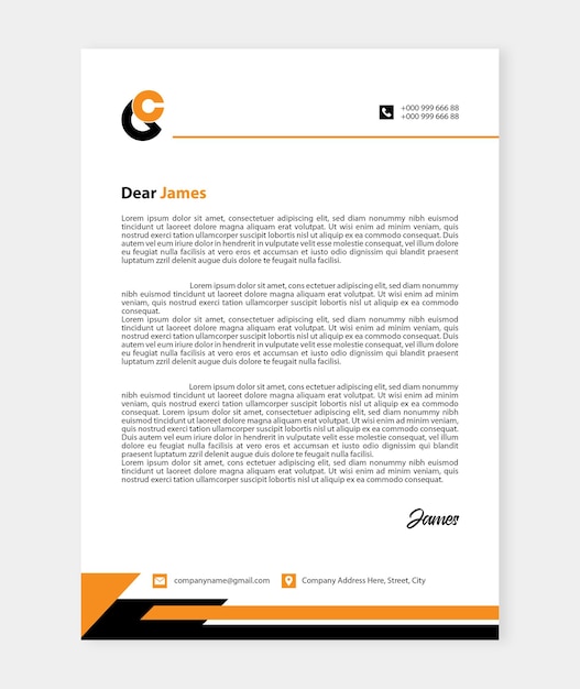 Company Letterhead