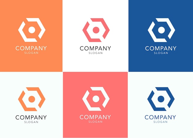 company logo collection vector