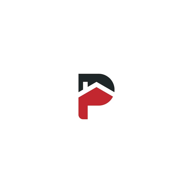 Company P letter logo icon sign vector design