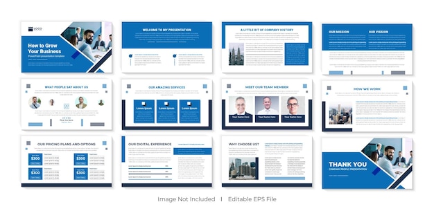 Company powerpoint presentation template with ppt proposal marketing slide design for business