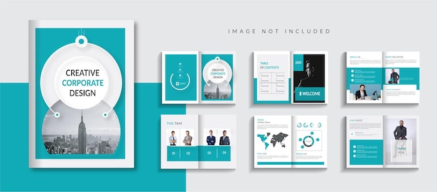 Company profile brochure template design or company profile brochure template layout design