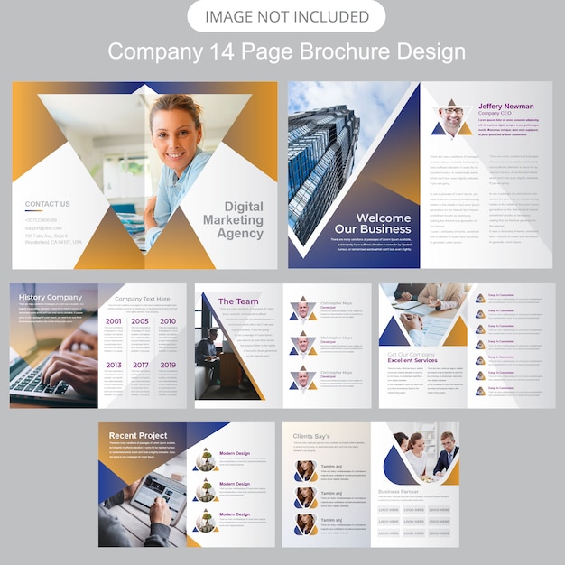 Company Profile Brochure Template