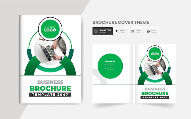 Company profile business brochure cover design corporate layout template