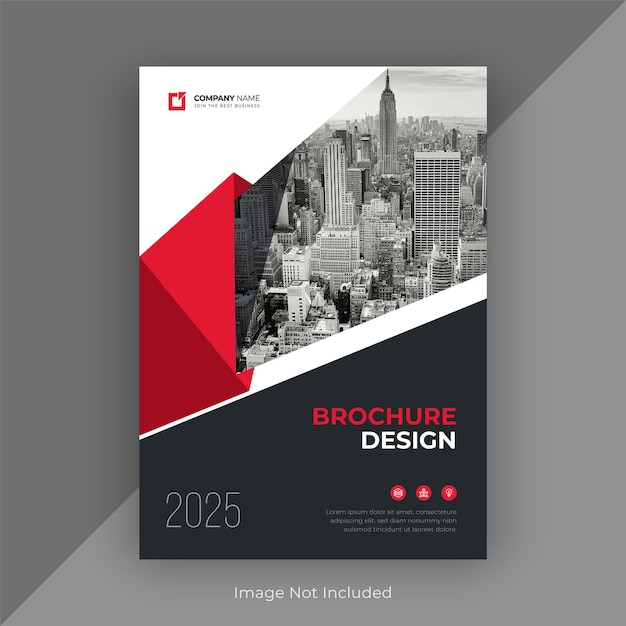 Company profile template design modern minimal brochure design