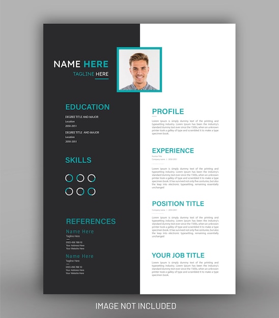 company resume template design