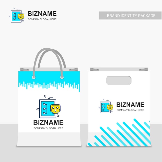 Company Shopping bags design with stylish look 