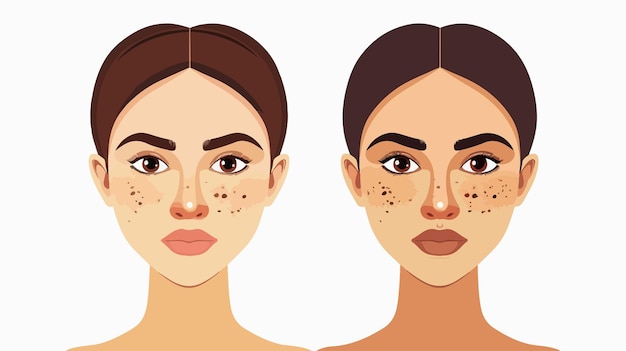 Comparison of Normal and Melasma Skin on Woman