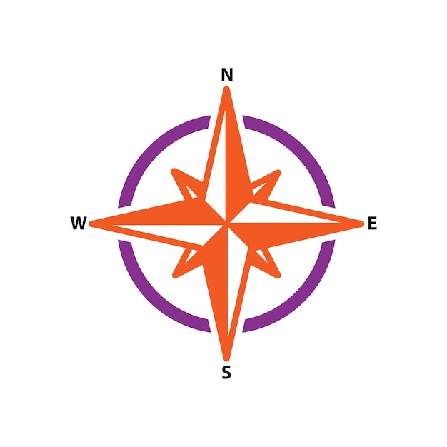 compass icon vector design templates