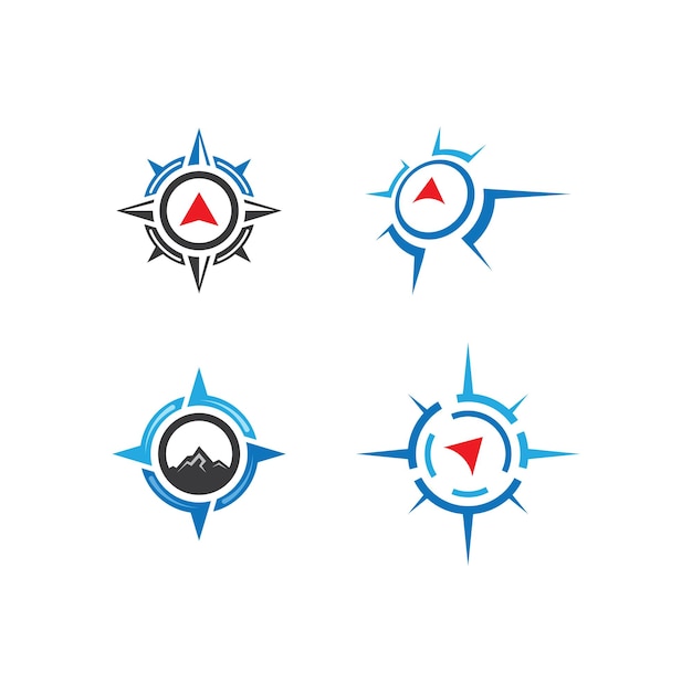 Compass illustration vector design