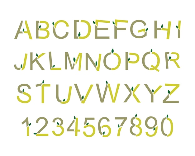 Complete Font Alphabet Vector Art And Graphics