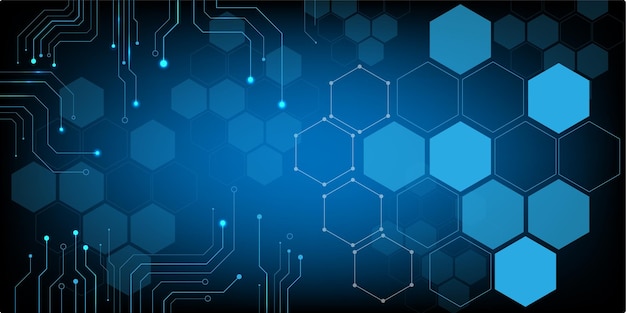 Computer chip Electronic circuit board vector for technology and finance concept and education