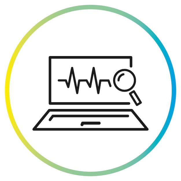 computer diagnostics icon