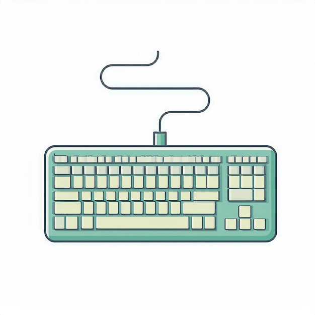 a computer keyboard with the letters quot keyboard quot on it