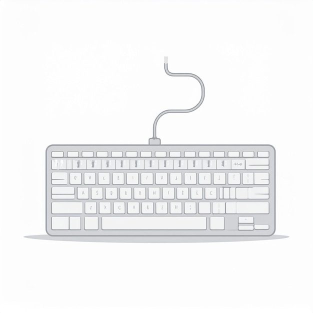 a computer keyboard with the word keyboard on the bottom