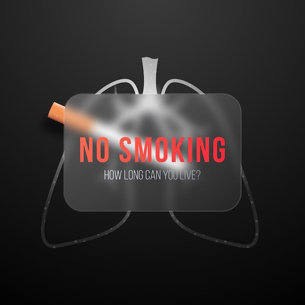 Concept banner for World No Tobacco Day