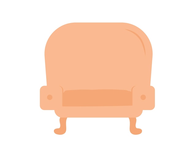 Concept of a home comfortable lounge chair design. Relax on a chair after a hard day web banner.