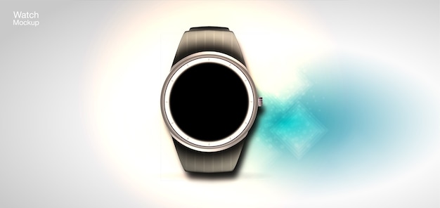 Vector concept of smart watches.  realistic illustration with a futuristic style.