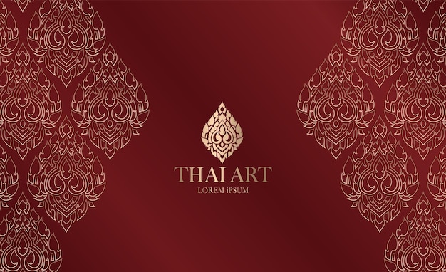 Vector concept of thai art vector designs