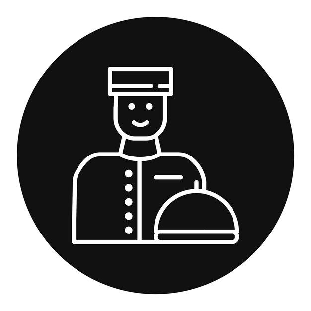 Vector concierge icon