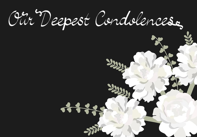 Condolence card