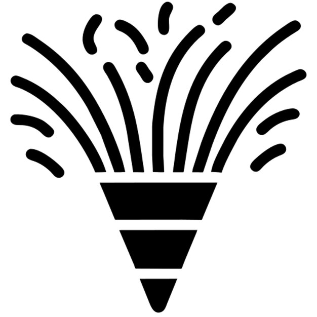 confetti pictogram