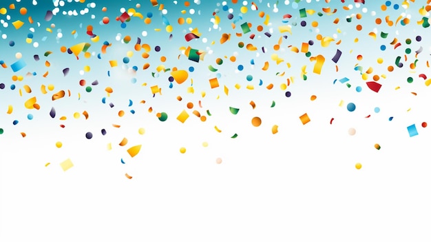 Vector confetti vector background