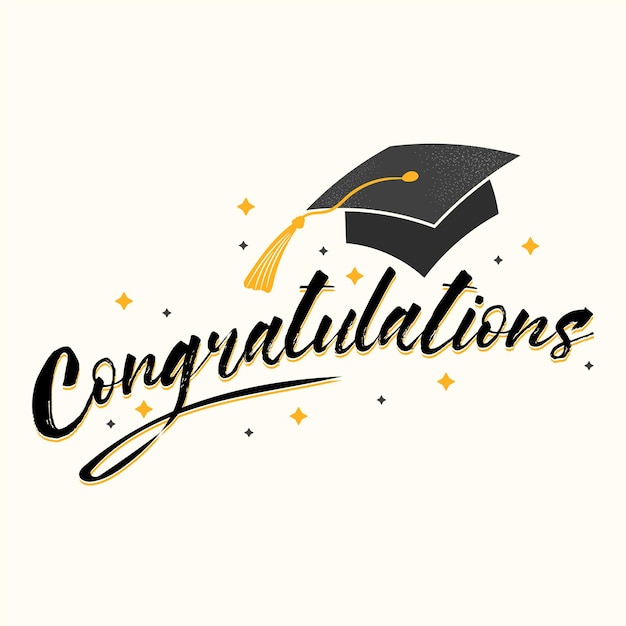 Congratulations Greeting Sign For Graduation