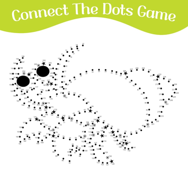 connect the dots draw game kids puzzle worksheet