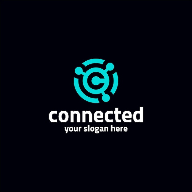 Connect Logo Design Template Download