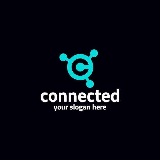 Connect Logo Design Template Download