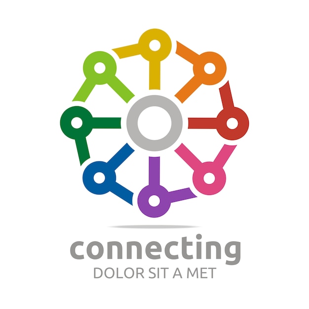 Connecting Symbol Logo