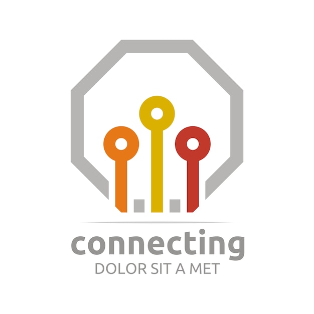 Connecting Symbol Logo