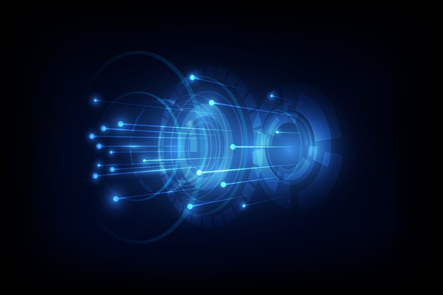 Connection line on networking telecommunication concept background