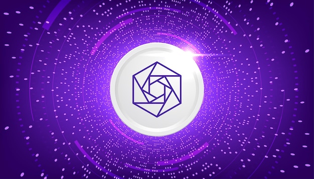 Constellation DAG coin cryptocurrency concept banner background