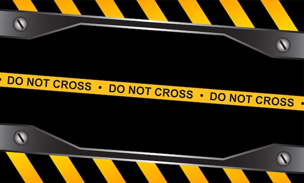 construction background patern do not cross police line illustration police line background