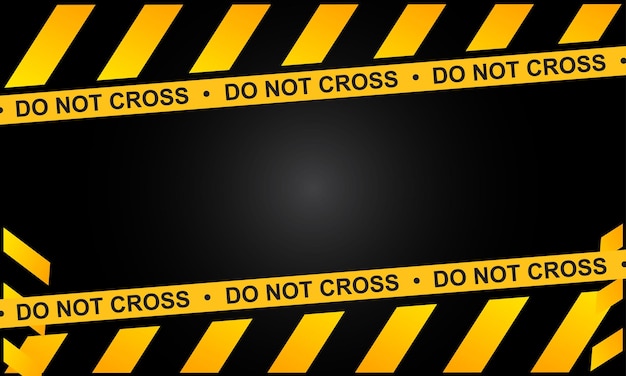 construction background patern do not cross police line illustration police line background