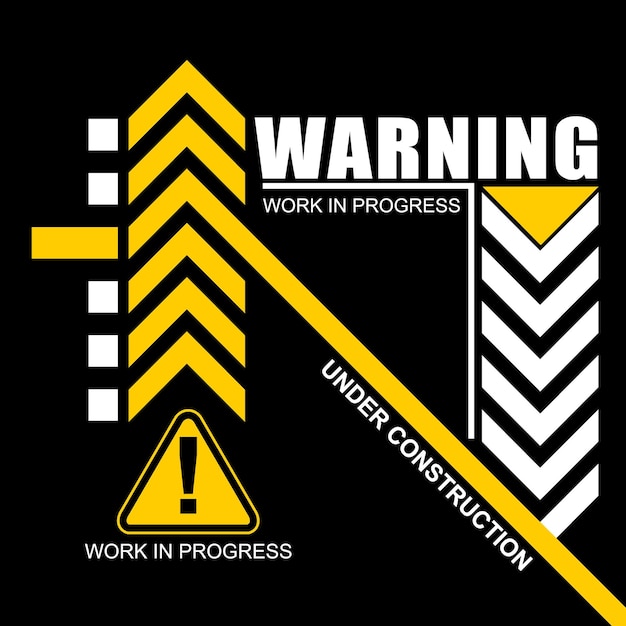 under construction background vector