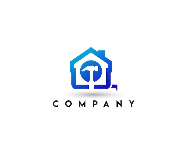 Construction Building Logo Home Fix Logo