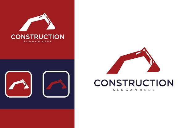 construction logo design or Excavator logo design