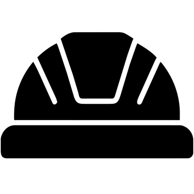 construction safety helmet icon pictogram