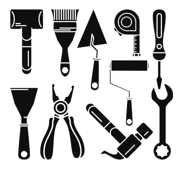 Construction tools background